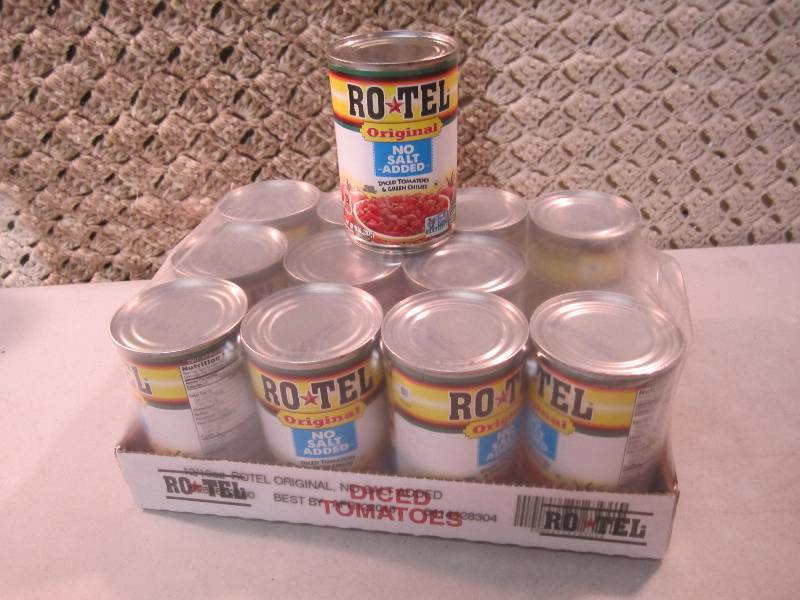 Case of 12 Cans Rotel Original Dice...