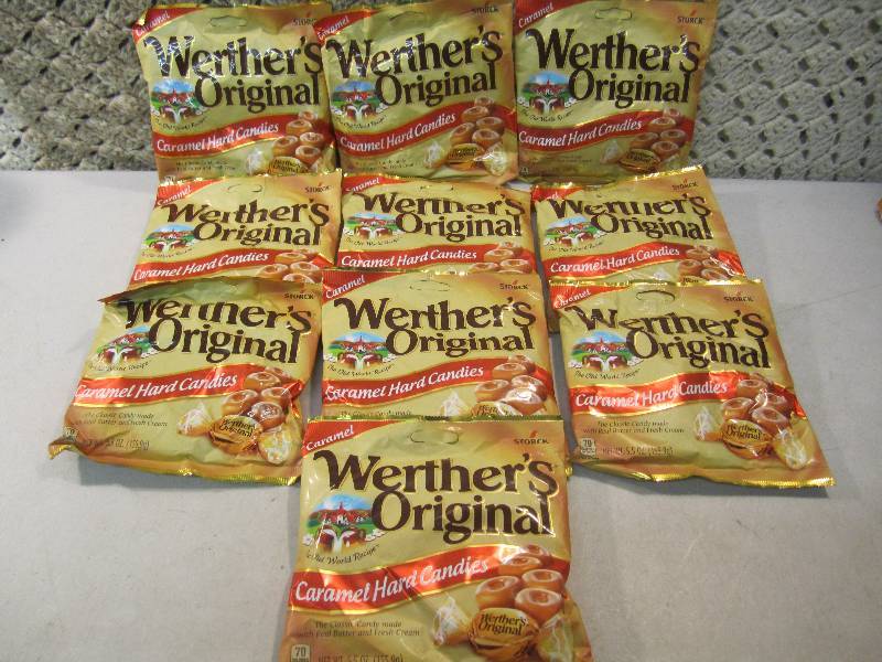 Lot of 10 Bags Werthers Original Ca...
