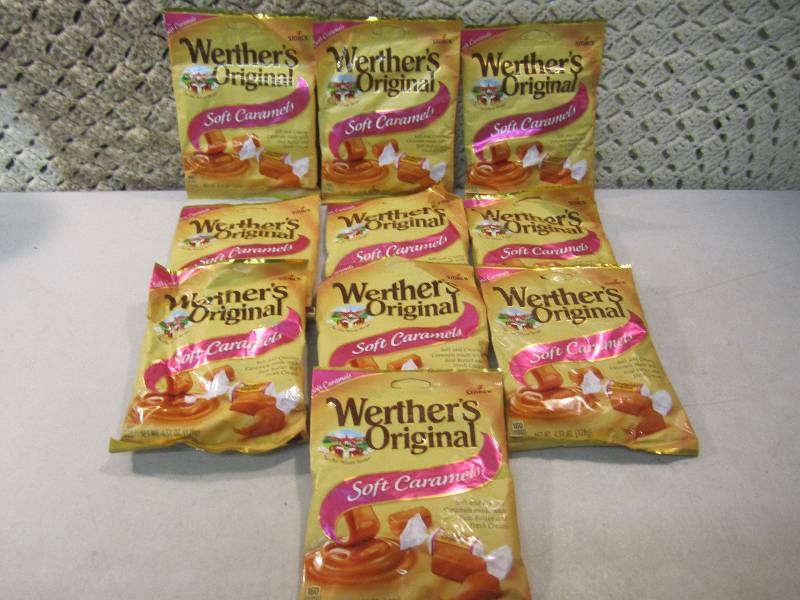 Lot of 10 Bags Werthers Original So...