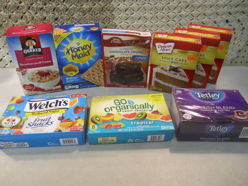 Mixed Lot of Misc Boxed Snacks, Mix...