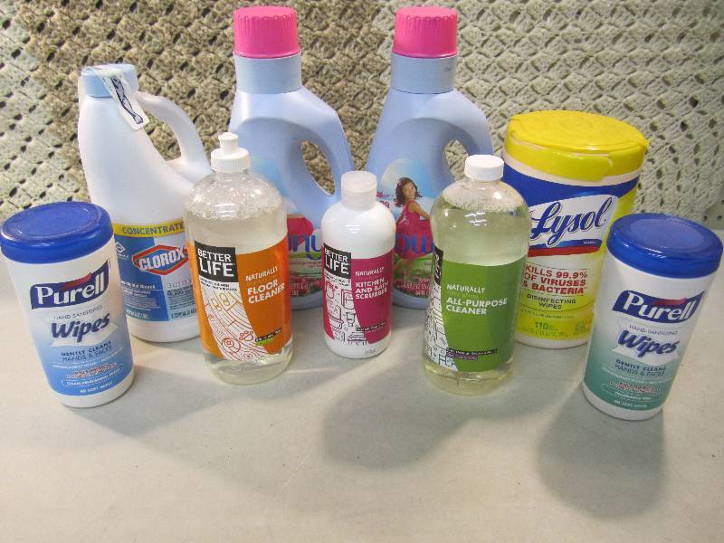 Mixed Lot of Misc Soaps and Cleaner...