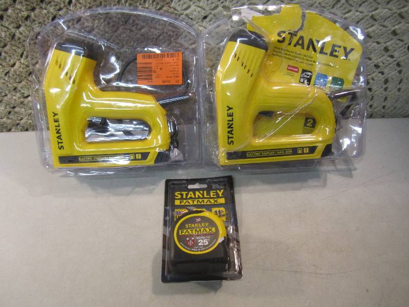 Lot of 2 Stanley Electric StaplerN...