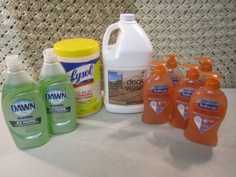 Mixed Lot of Soaps and Cleaners See...