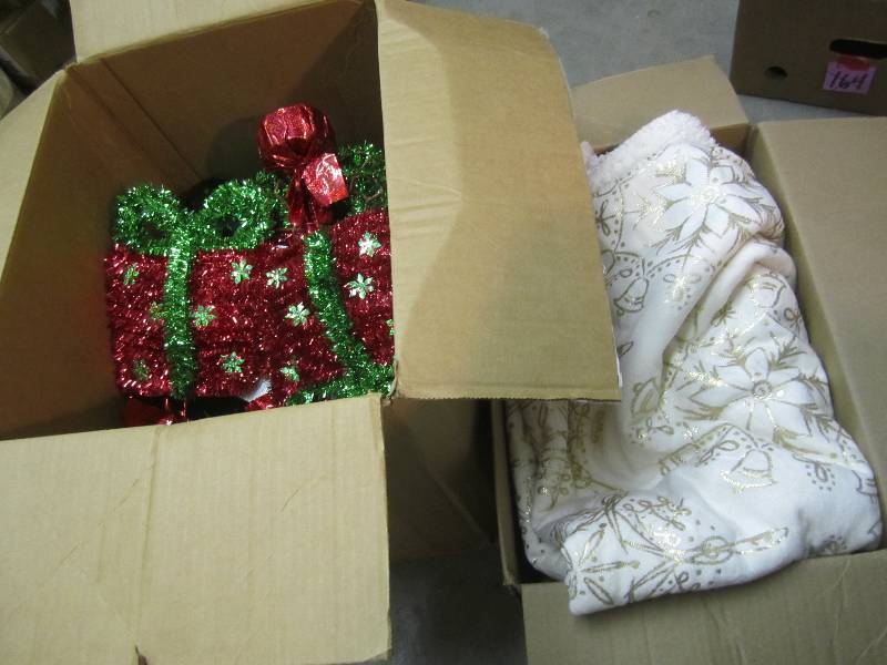 2 Boxes Full of Christmas Decor and...