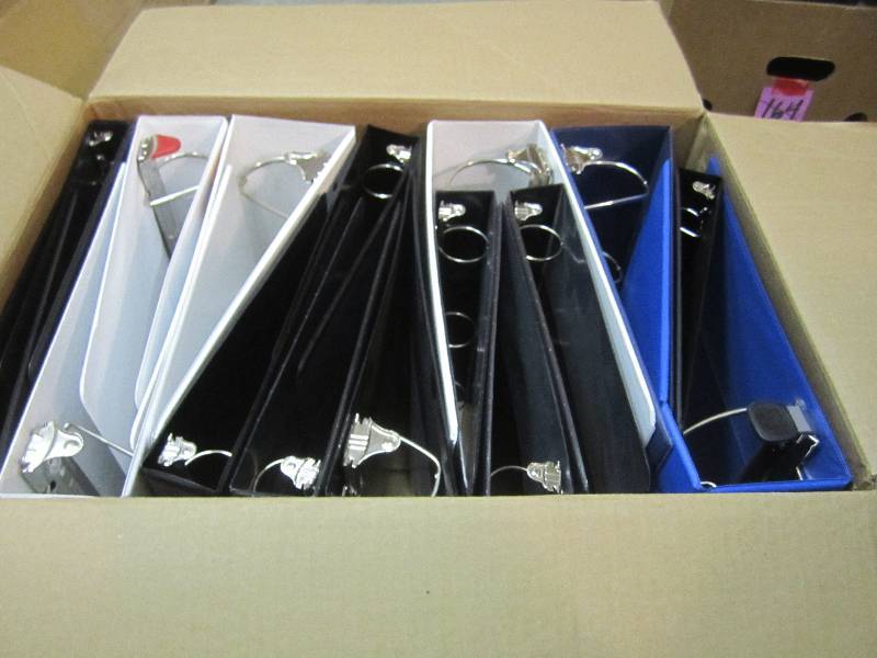 Lot of 16 Misc. 3-Ring Binders Vari...