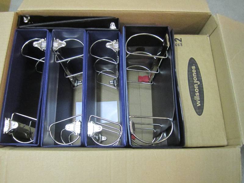 Lot of 12 Misc. 3-Ring Binders Vari...