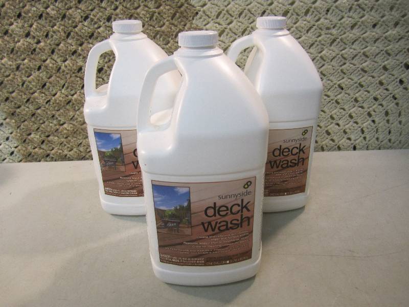 Lot of 3 Sunnyside Deck Wash 1 gall...