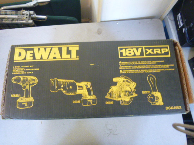 DeWalt 18V 4 Tool Combo Kit