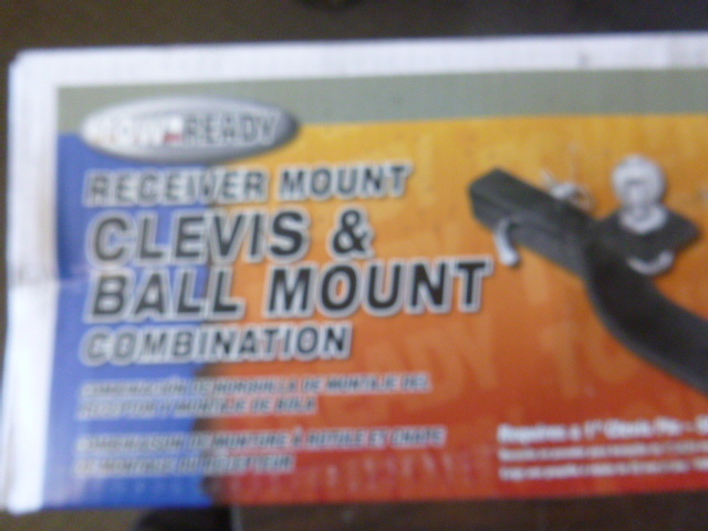 Tow Ready Receiver Mount Clevis & Ball Mount Combination