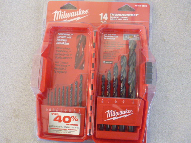 Milwaukee Black Oxide Drill Bit Set
