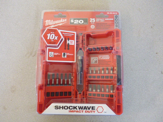 Milwaukee Impact Driver Bit Set