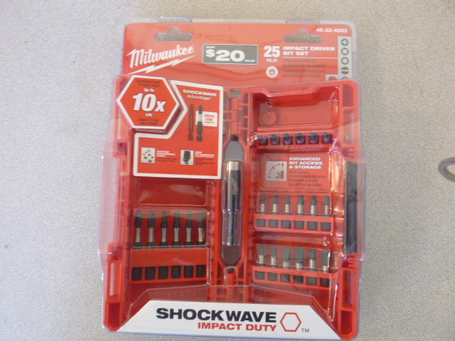 Milwaukee Impact Driver Bit Set