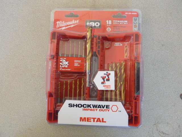 Milwaukee Titanium Drill Bit Set