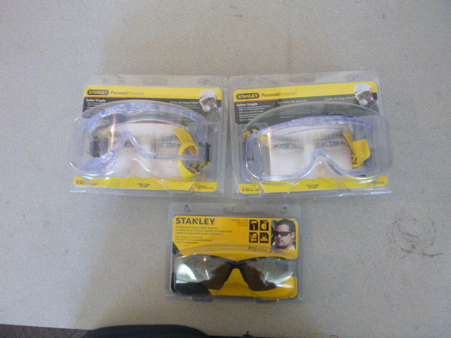 3 Stanley Safety Glasses