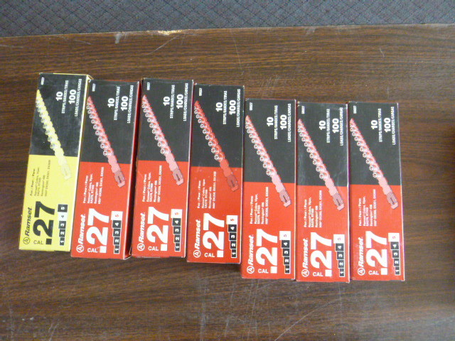 7 Boxes of Ramset .27 Cal. #5 Loads
