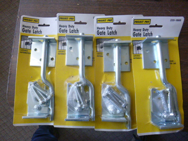 4 Packs of Project Pro Heavy Duty Gate Latches