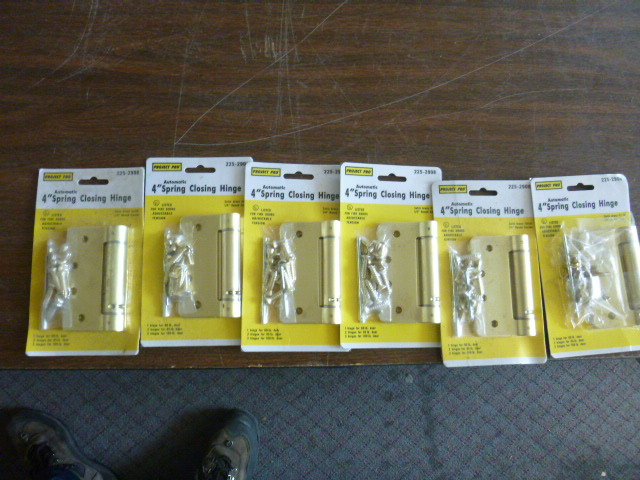 6 Packs of Project Pro 4 Automatic Spring Closing Hinges