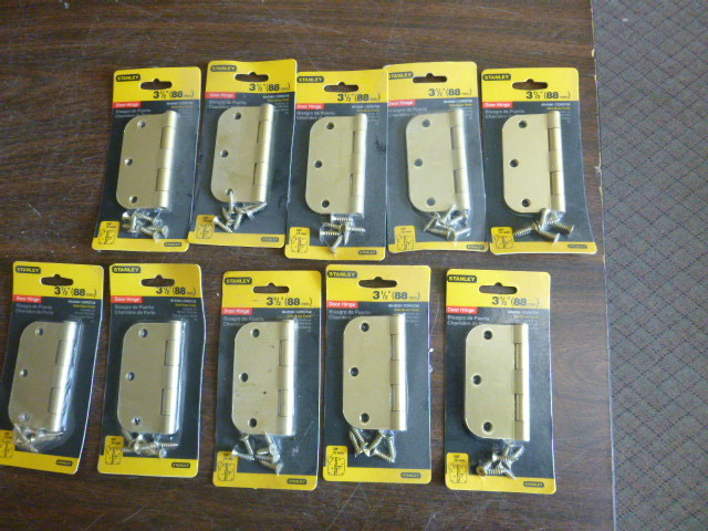 10 Packs of Stanley 3 12 Door Hinges