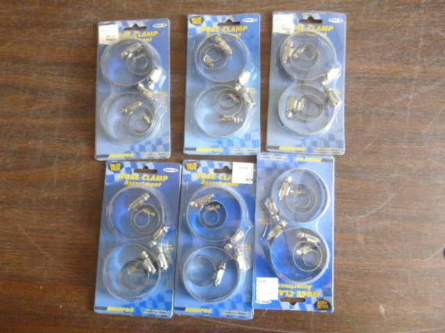 6 Road Pro Hose Clamp Assortments