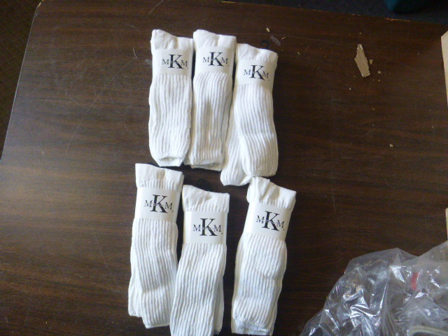 12 Pair of White Socks