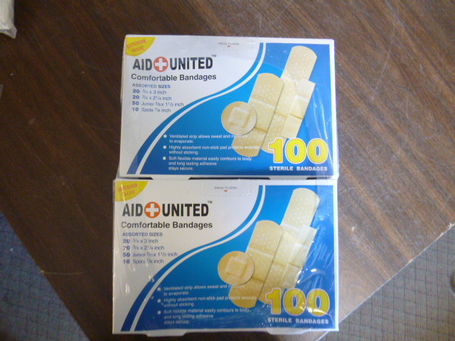 12 Boxes of Aid United  Comfortable Bandages