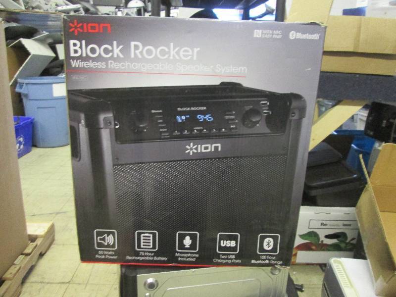 lot 26 image: ION block rocker sound system power...