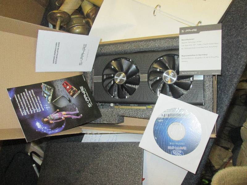 lot 34 image: AMD nitro 4GB graphic card ...