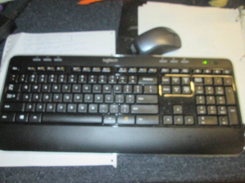 lot 37 image: logitech wireless keyboard and mous...