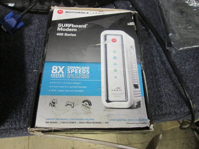lot 50 image: motorolla surfboard modem...