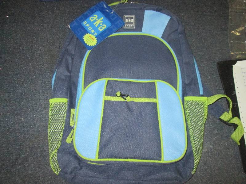 lot 83 image: blue allpurpose backack...