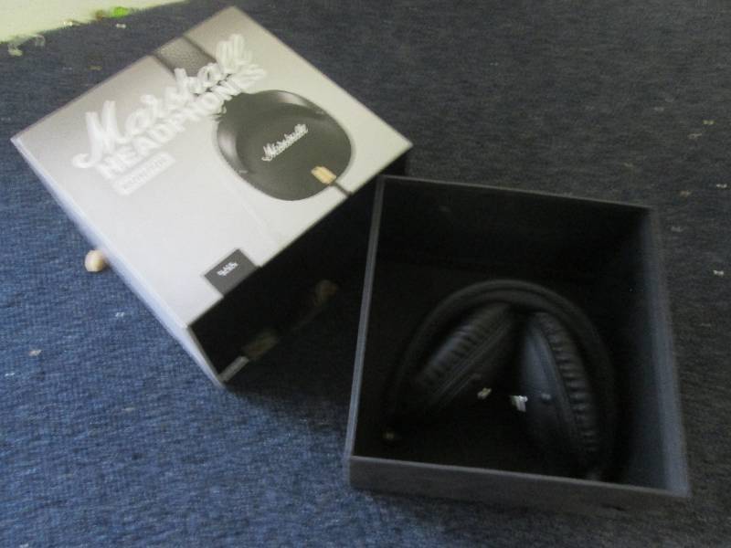 lot 91 image: marshall headphone tested and works...