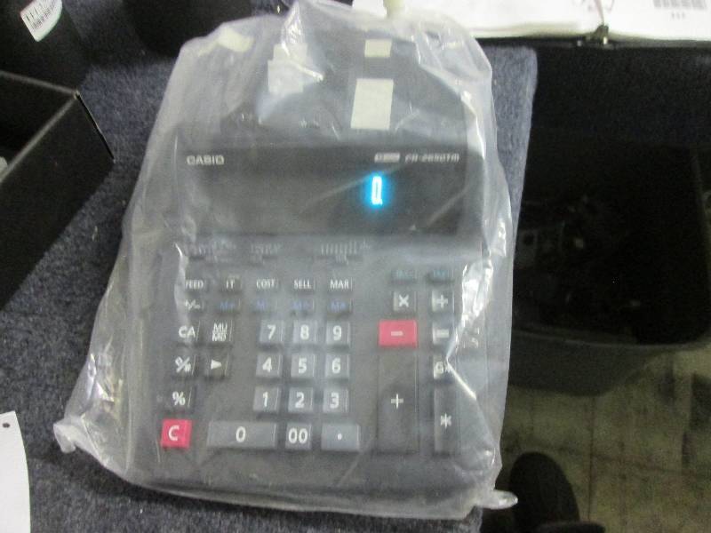 lot 107 image: casio commercial calculator...