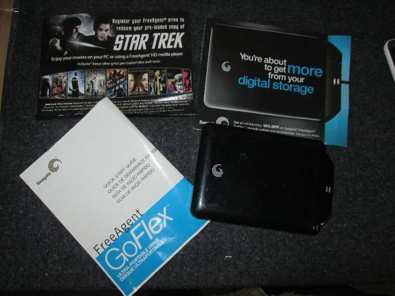 lot 112 image: seagate 1.5TB HD powers on and (sta...