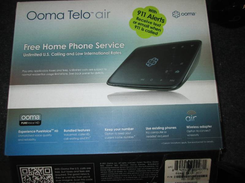 lot 120 image: omatel air free home phone service...