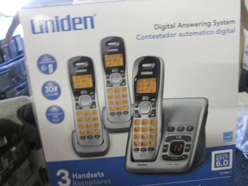 lot 135 image: uniden 6.0 phone 2 only...