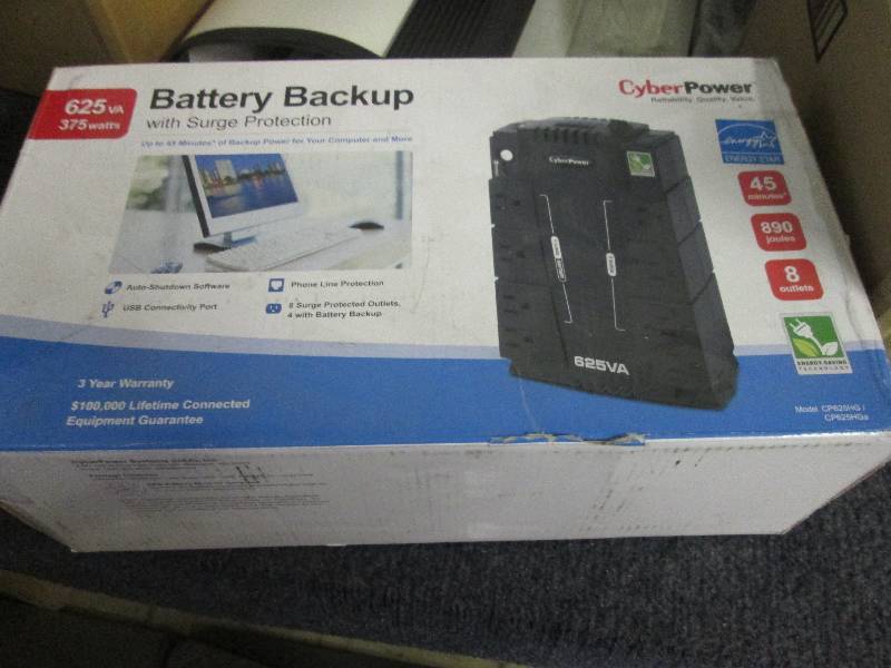 lot 152 image: cyber power batt backup...