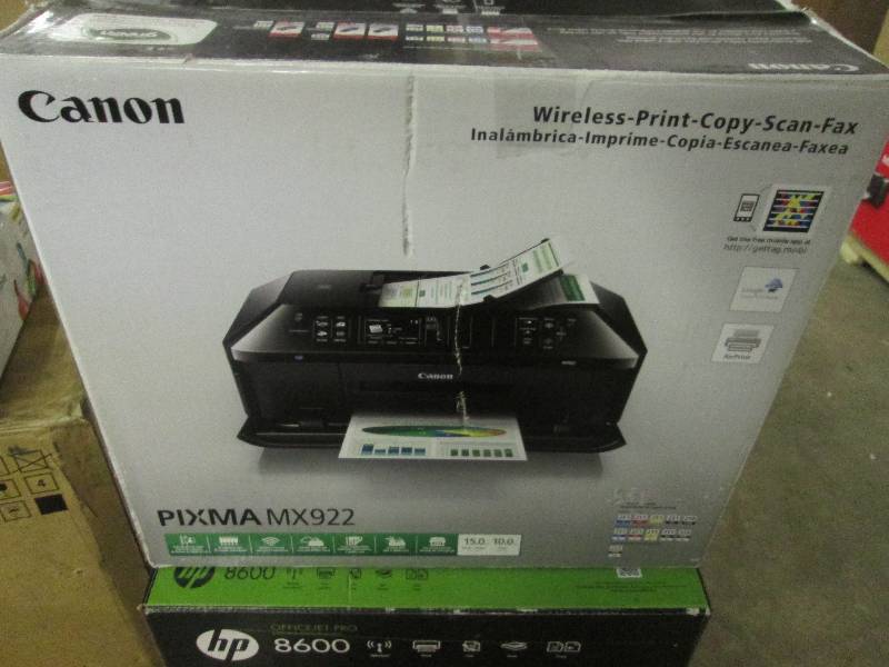 lot 190 image: canon prixma mx922 officejet printr...