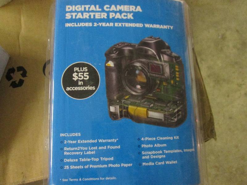 lot 195 image: digital camera starter pack...