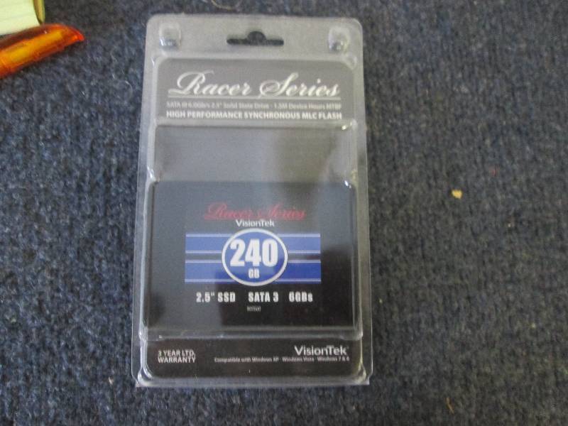 lot 39 image: visiontek 240gb SSD sata 3...