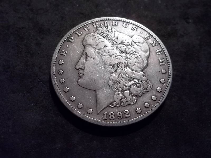 1892 S  Morgan Silver Dollar