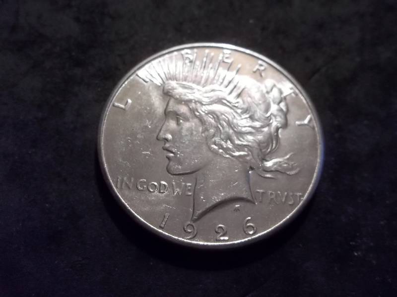 1926 S Silver Peace Dollar