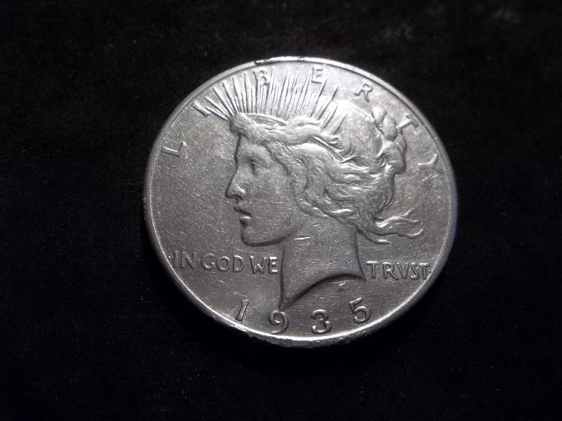 1935 S Peace Silver Dollar