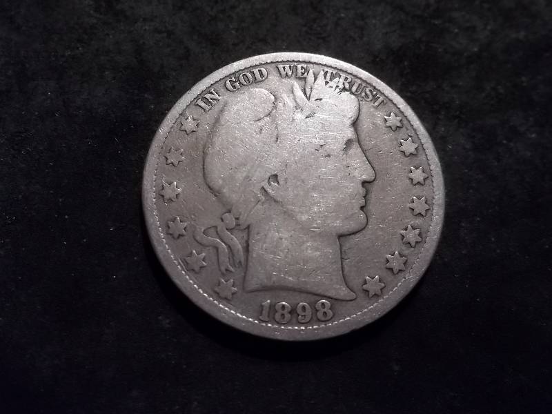 1898 Barber Half Dollar