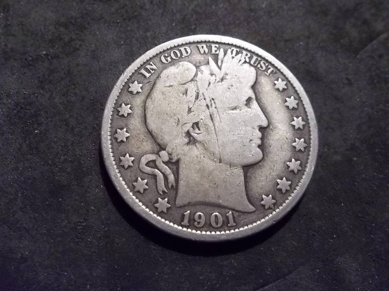 1901 Barber Half Dollar