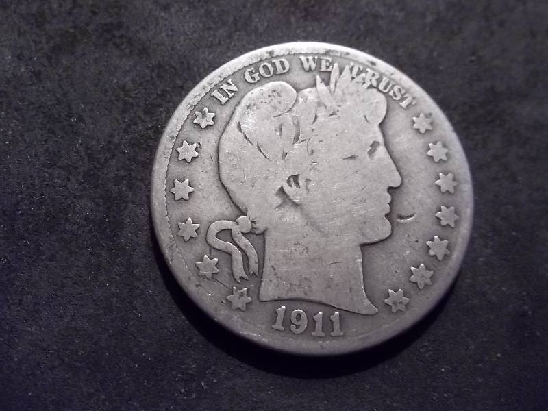 1911  Barber Half Dollar
