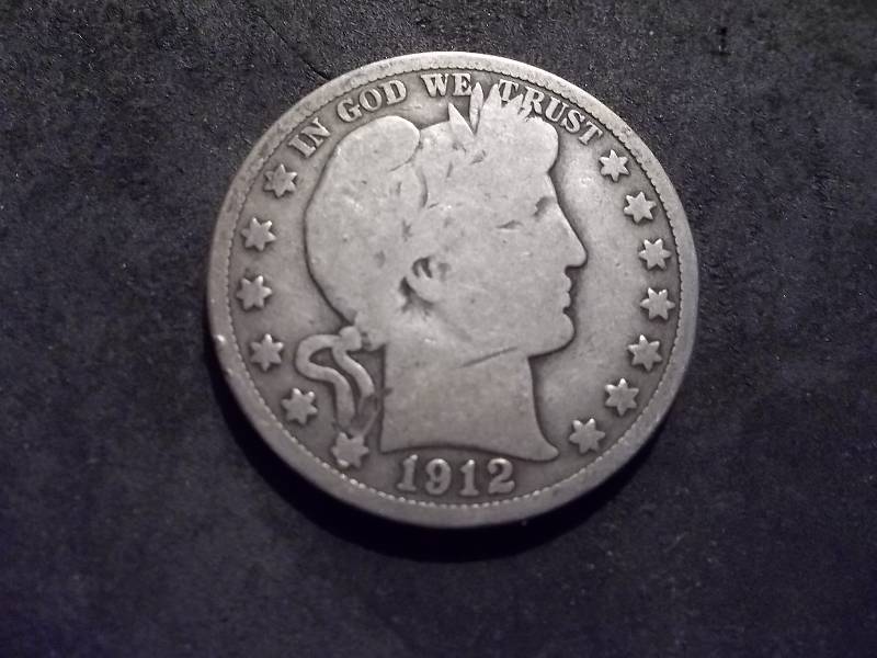 1912  Barber Half Dollar