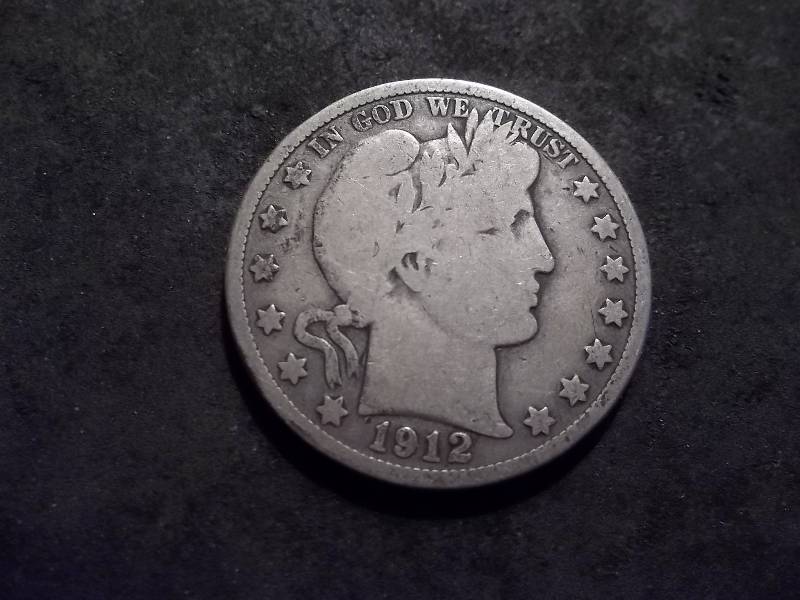1912 D Barber Half Dollar