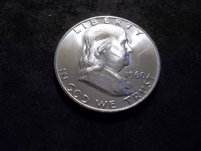 1960 D  Franklin Half Dollar