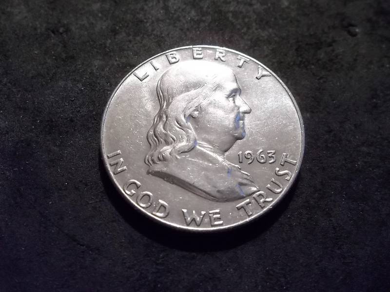 1963 D  Franklin Half Dollar