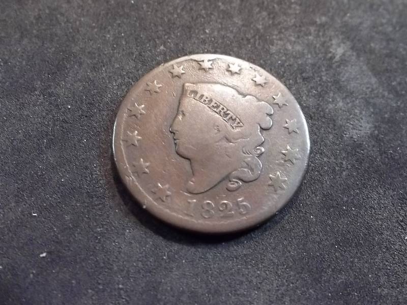 1825 Coronet Large Cent